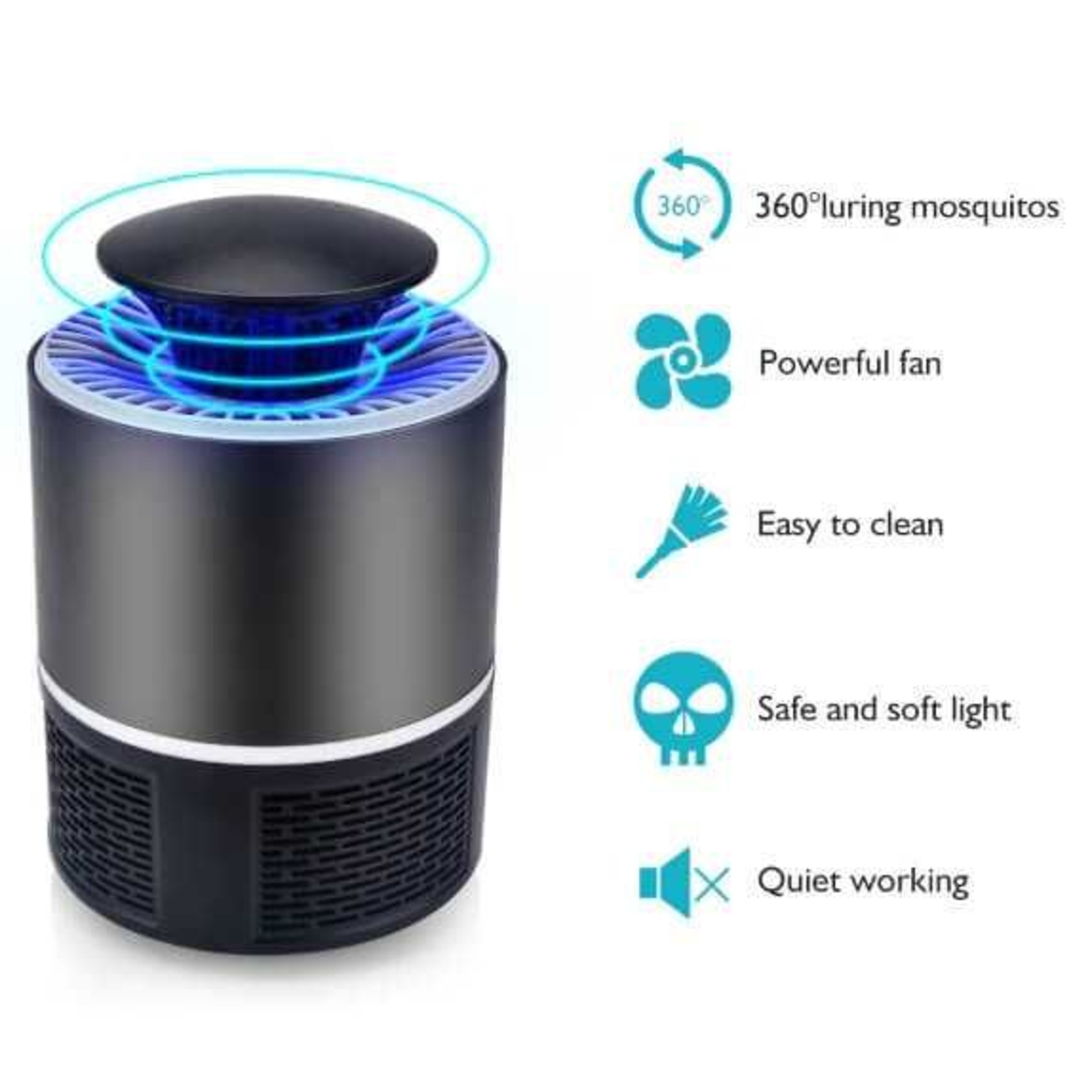 НЕМСКИ Екстерминатор Против Комари Anti-Mosquito LED + ЛЕД ФЕНЕР