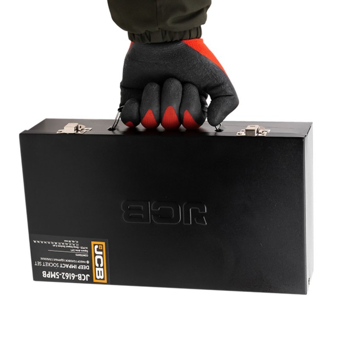 НЕМСКИ Ударни Вложки Комплект 16 части 1/2″ JCB 6162-5MPB + ЛЕД ФЕНЕР