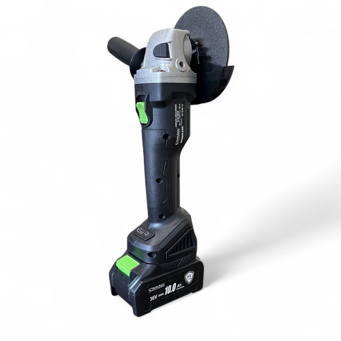 НЕМСКИ Акумулаторен Комплект 4в1 Гайковерт – Винтоверт Ъглошлайф и Пефоратор 36V 10AH STAHLMAYER + ЛЕД ФЕНЕР