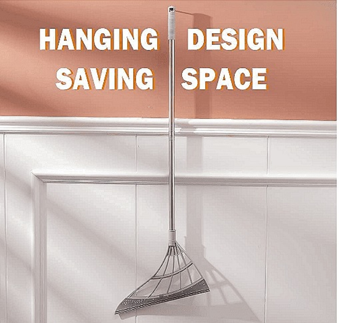 НЕМСКО Мултифункционална метла - гребло 2 в 1, Извънредно дългата дръжка + ЛЕД ФЕНЕР