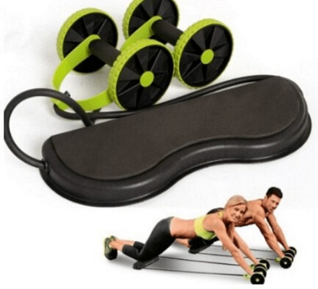 НЕМСКИ Уред за домашен фитнес с 6 различни нива на трудностМаксимално натоварване 110 кг, 13×41.5×14.6 см + ЛЕД ФЕНЕР