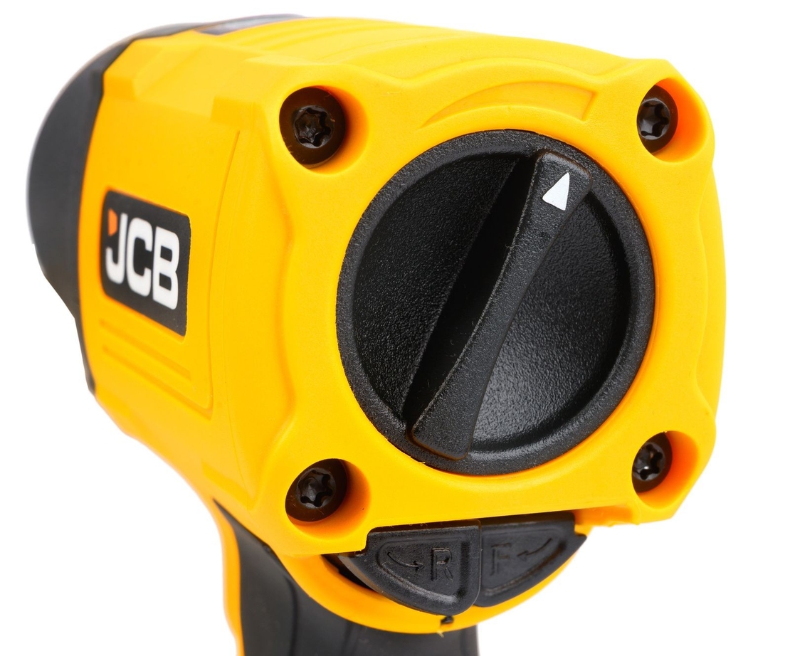 НЕМСКИ Пневматичен Ударен Гайковерт JCB 1/2″ 1450Nm RP9510 + ЛЕД ФЕНЕР