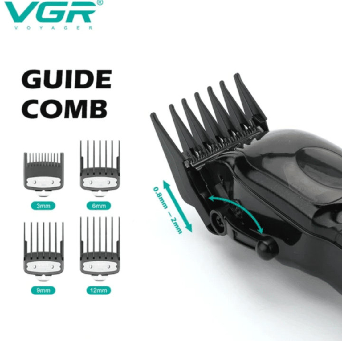 НЕМСКА Професионална Машинка За Подстригване VGR V-002