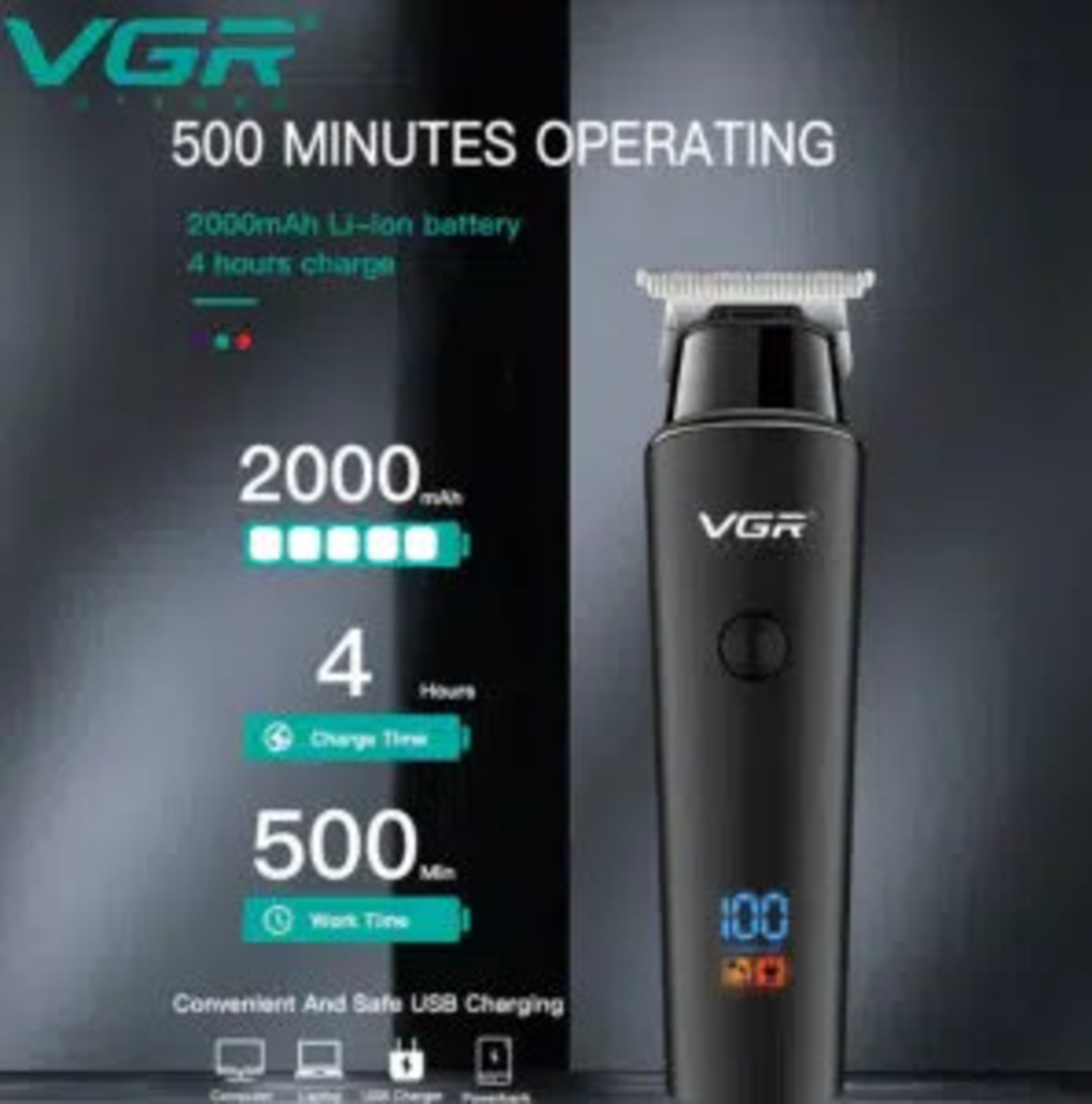 НЕМСКИ Професионален Тример VGR V-071 de LUX