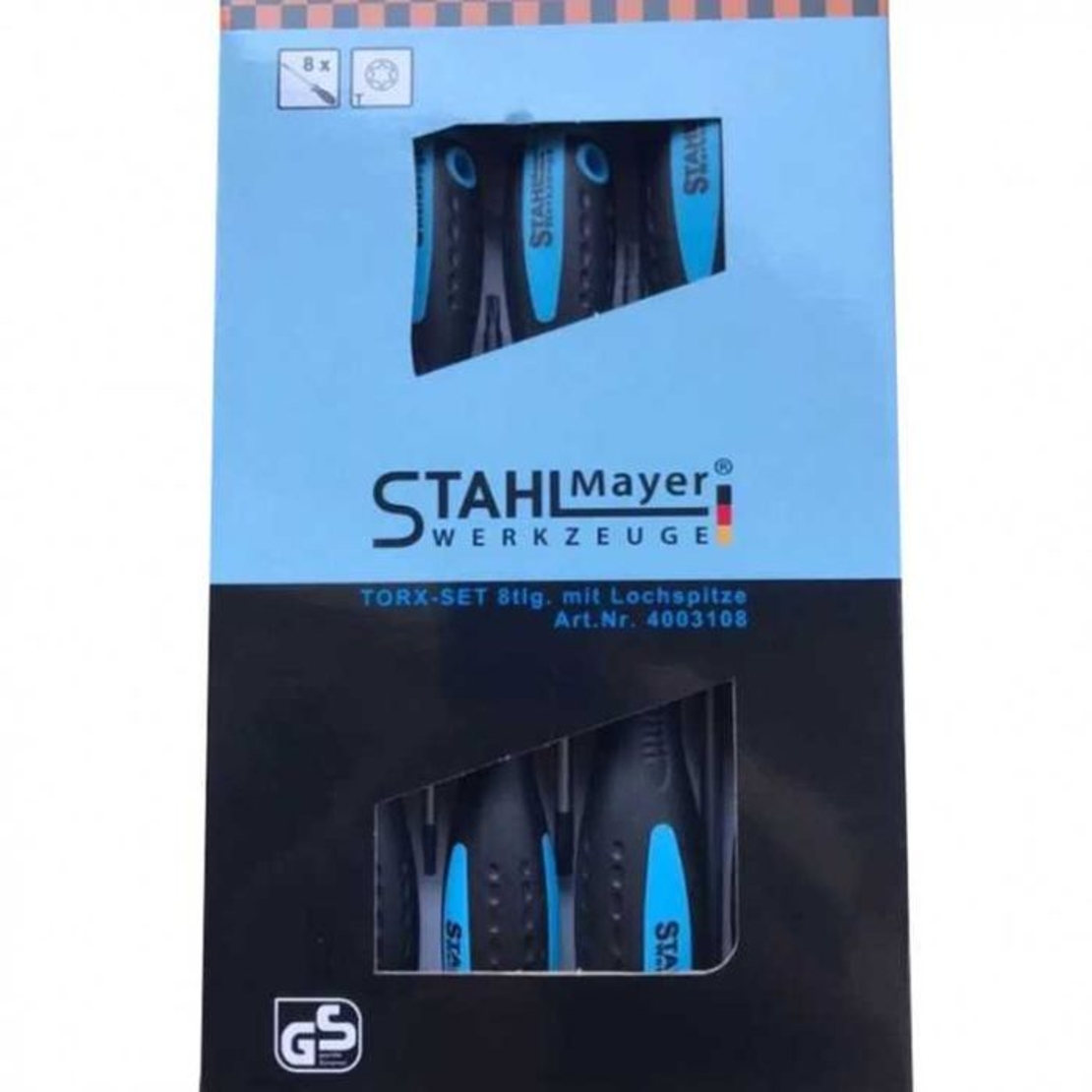 НЕМСКИ Отверки ТОРКС Комплект StahlMayer + Подарък ЛЕД ФЕНЕР