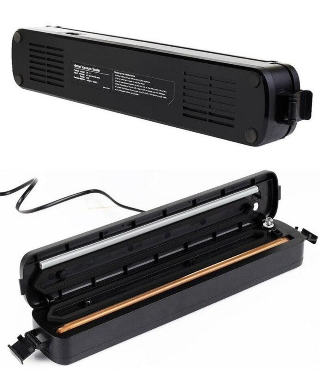 НЕМСКА Вакуумна машина за храна Vacuum Sealer + ЛЕД ФЕНЕР