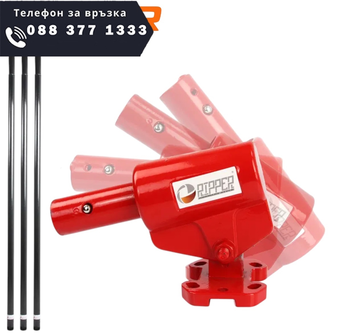 НЕМСКИ РЪЧЕН МАСТАР АЛУМИНИЕВ 1.2м/5.4 метра за Бетон RIPPER + ЛЕД ФЕНЕР