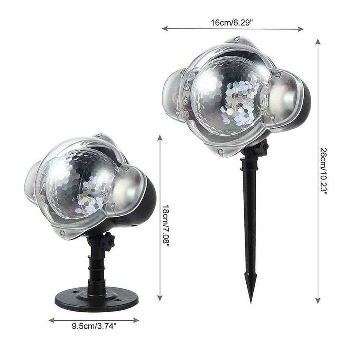 НЕМСКИ Снежен Прожектор Snowfall Pattern + ЛЕД ФЕНЕР