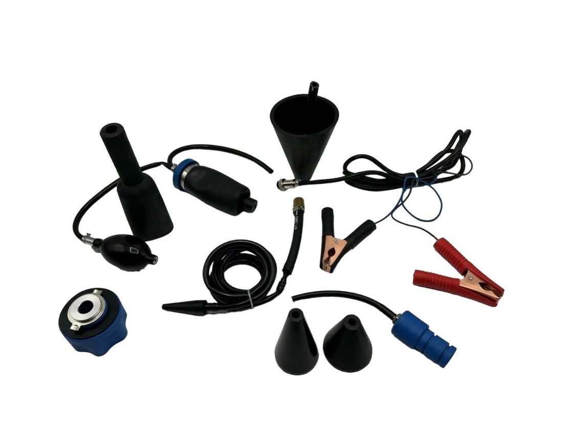 НЕМСКИ Уред за Откриване на Утечки чрез Пушек KraftWelle + ЛЕД ФЕНЕР