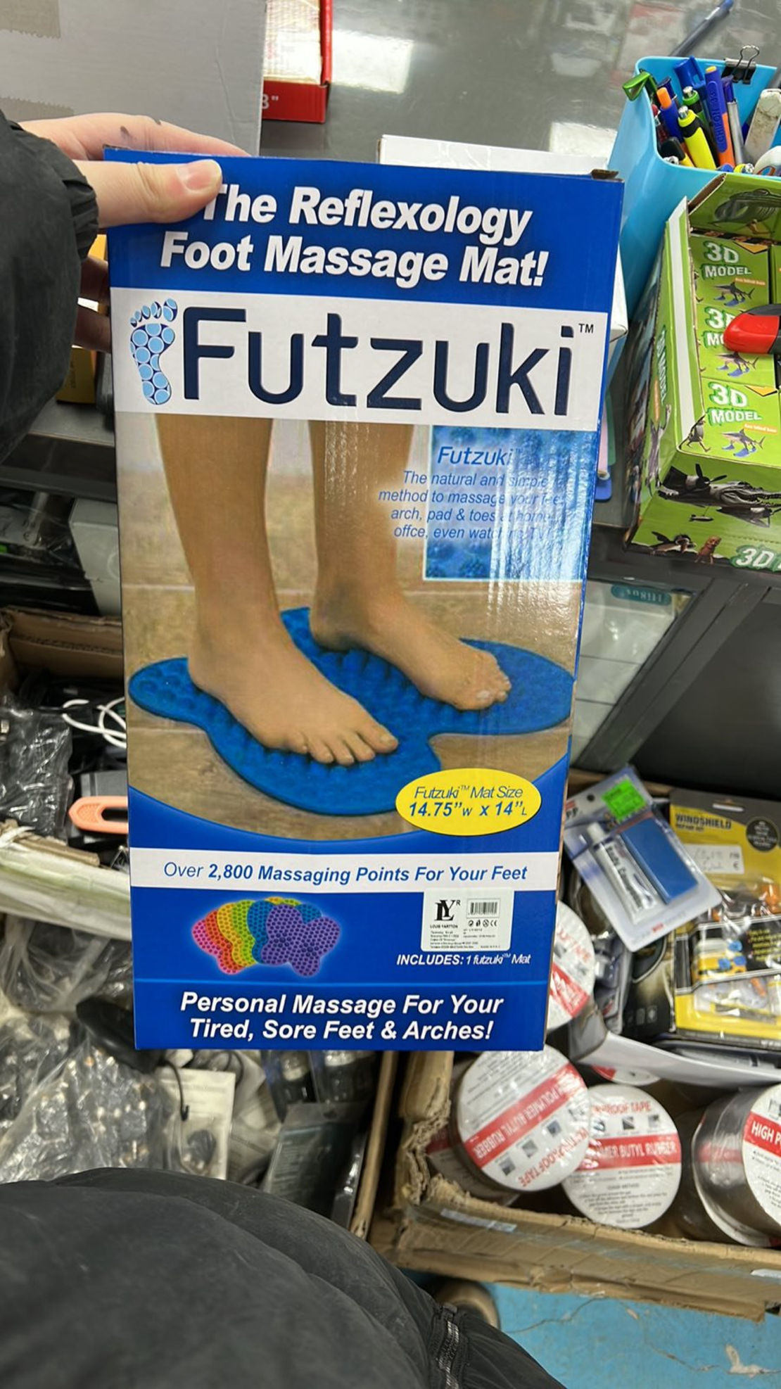 НЕМСКА Уникална Лечебна Стелка За Рефлексотерапия FUTZUKI + ЛЕД ФЕНЕР