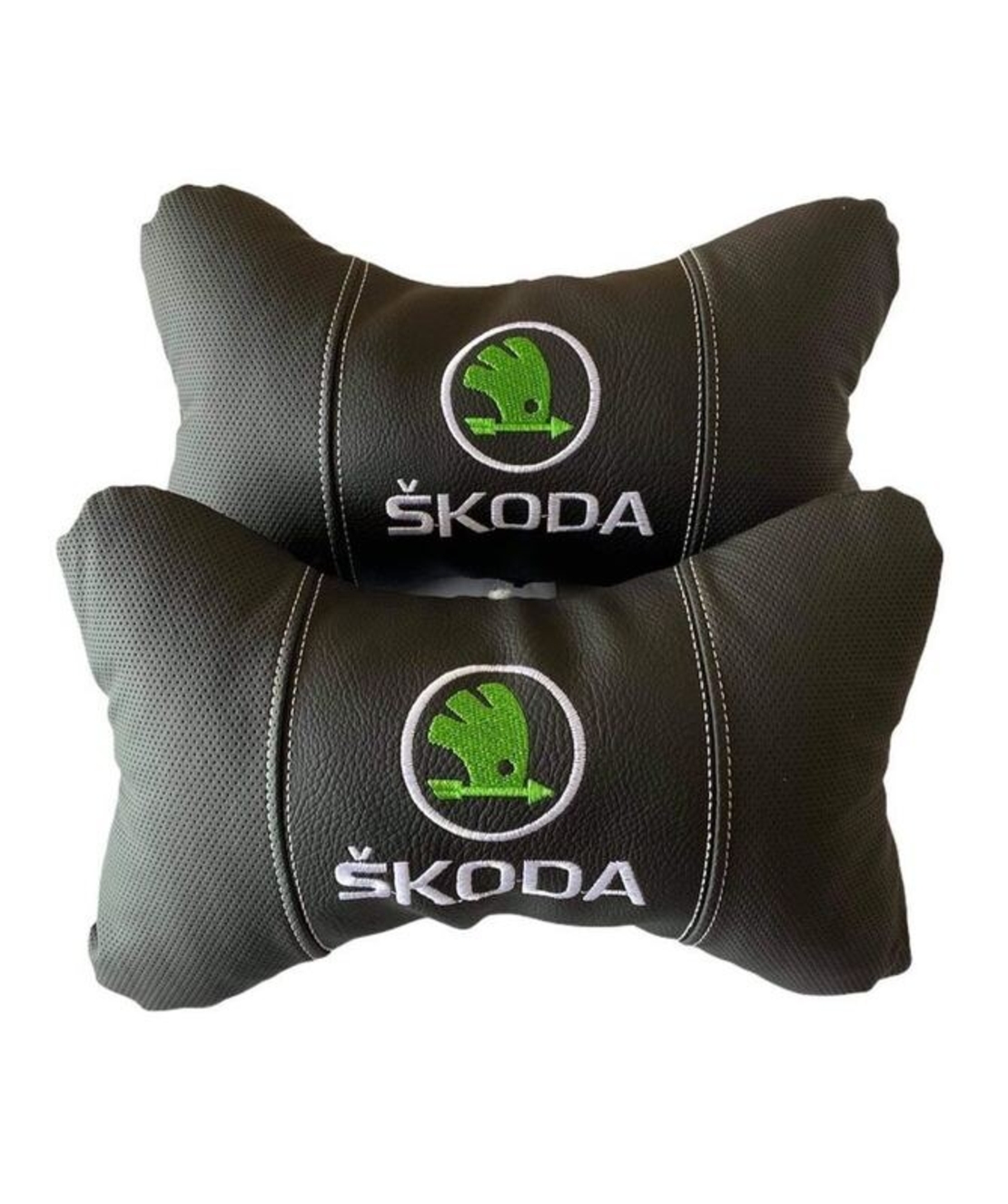 НЕМСКИ Авто ергономични възглавнички на марки автомобили 2бр. Комплект + ЛЕД ФЕНЕР