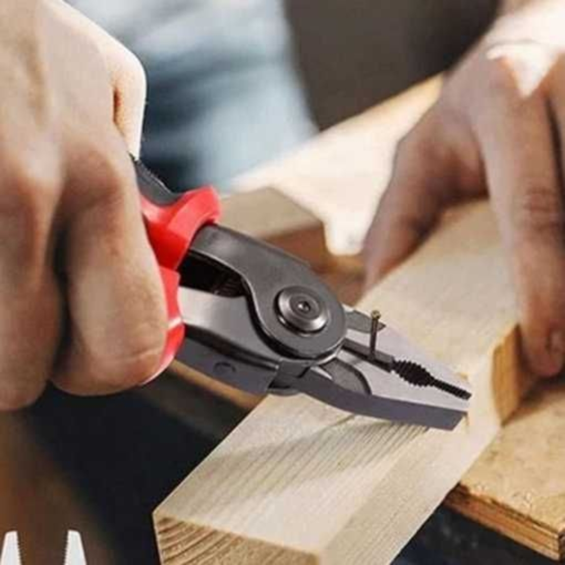 НЕМСКИ Комплект Клещи И Ножици 5 В 1 MultifunctionalPilers + ЛЕД ФЕНЕР