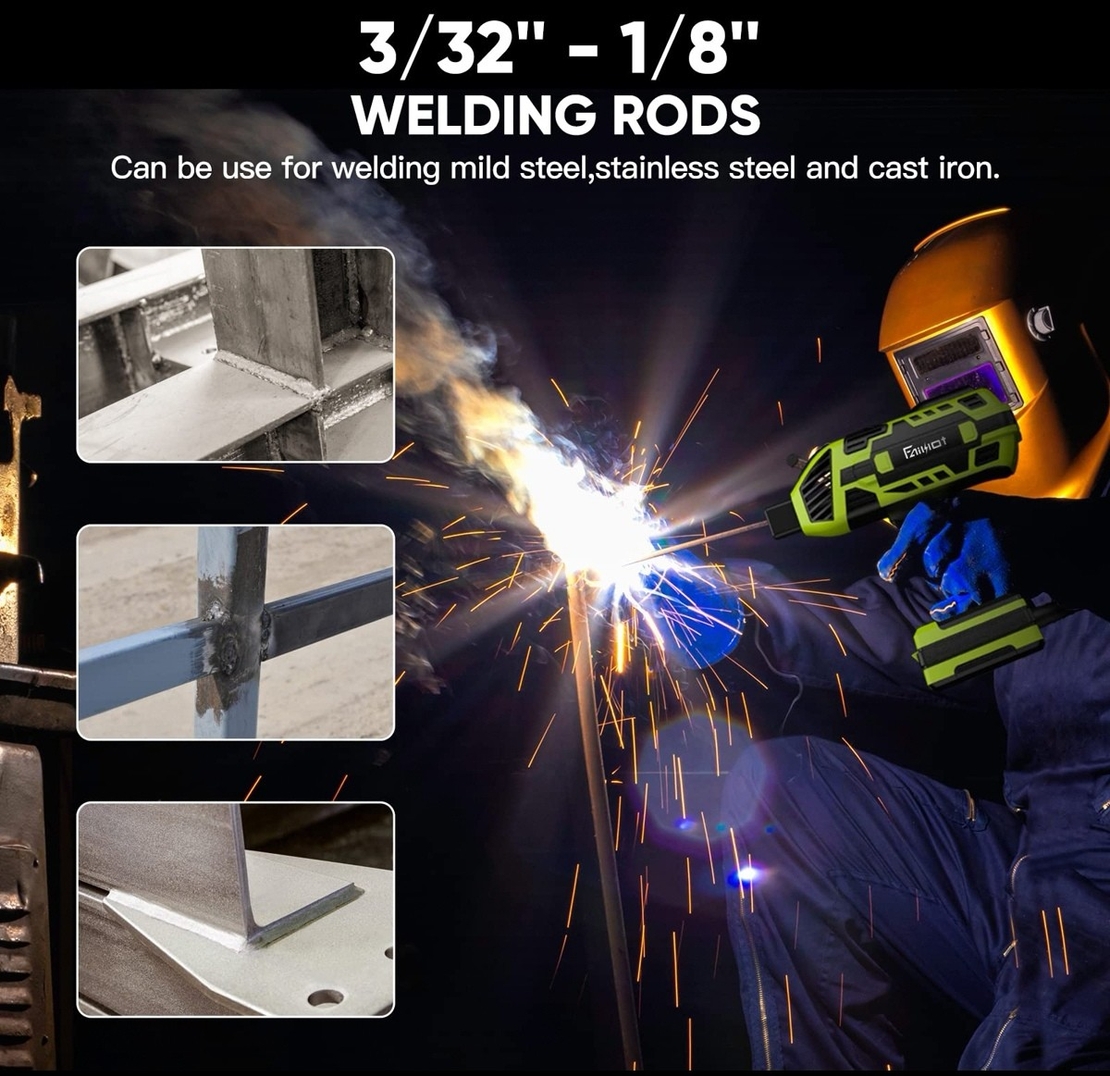 НЕМСКИ Професионелен Електрожен тип Пистолет 350A WERKBULL Инверторен Заваръчен Апарат + ЛЕД ФЕНЕР