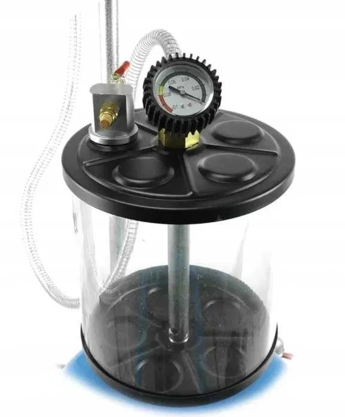 НЕМСКА Масларка Пневматична 80 литра система за събиране на масло + ЛЕД ФЕНЕР