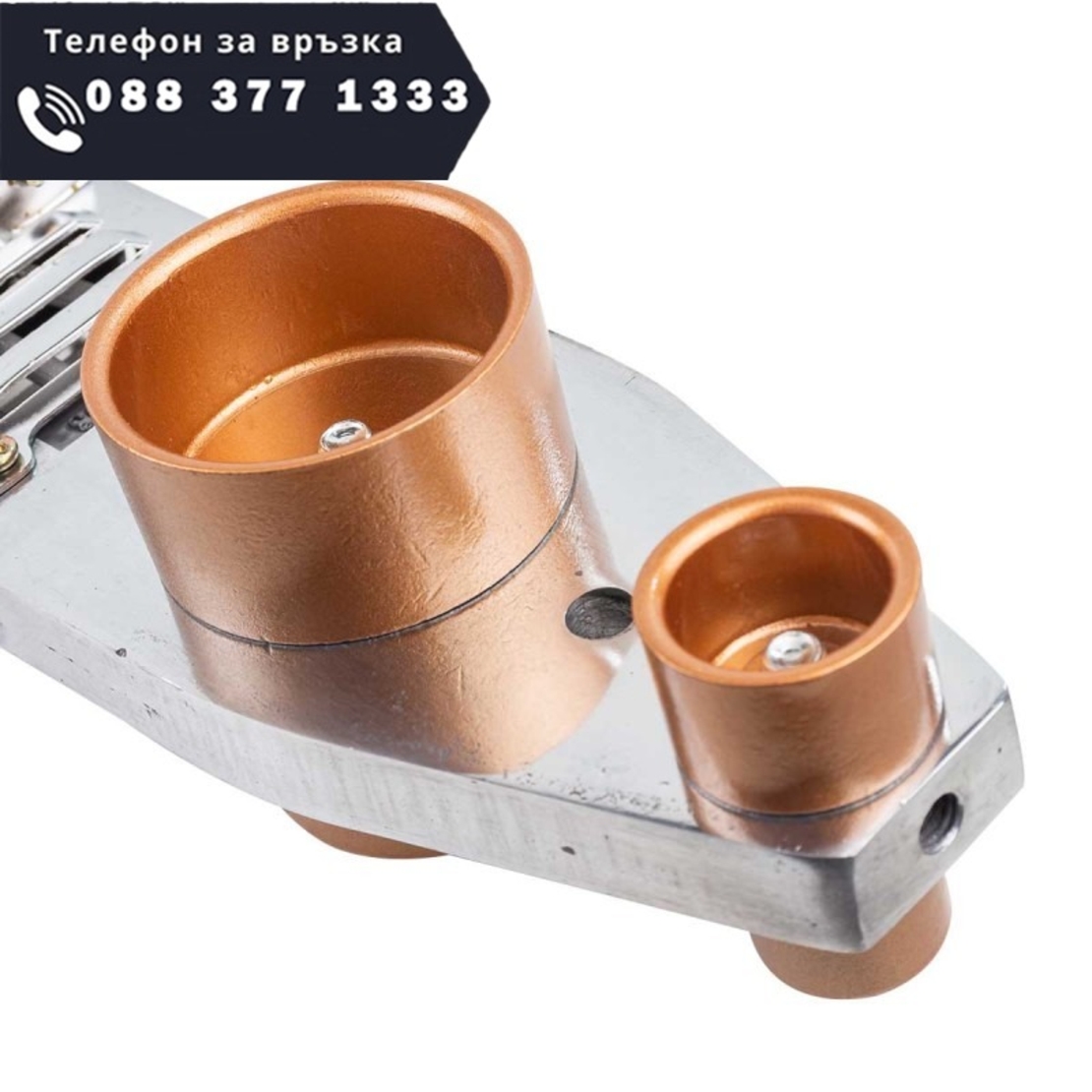 НЕМСКИ Поялник за Полипропилен ROCKFORCE 1000W 20-63мм Лепачка ППР Тръби + ЛЕД ФЕНЕР