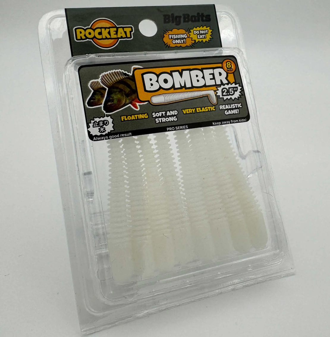 Силиконoва примамка  Rockeat Bomber 2.5''