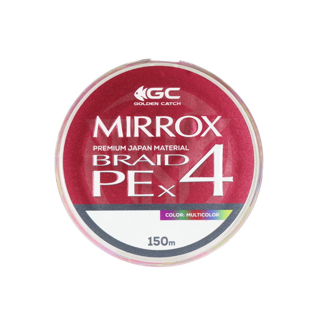 Golden Catch Braided Line Mirrox PE X4 150m Multicolor #2.5