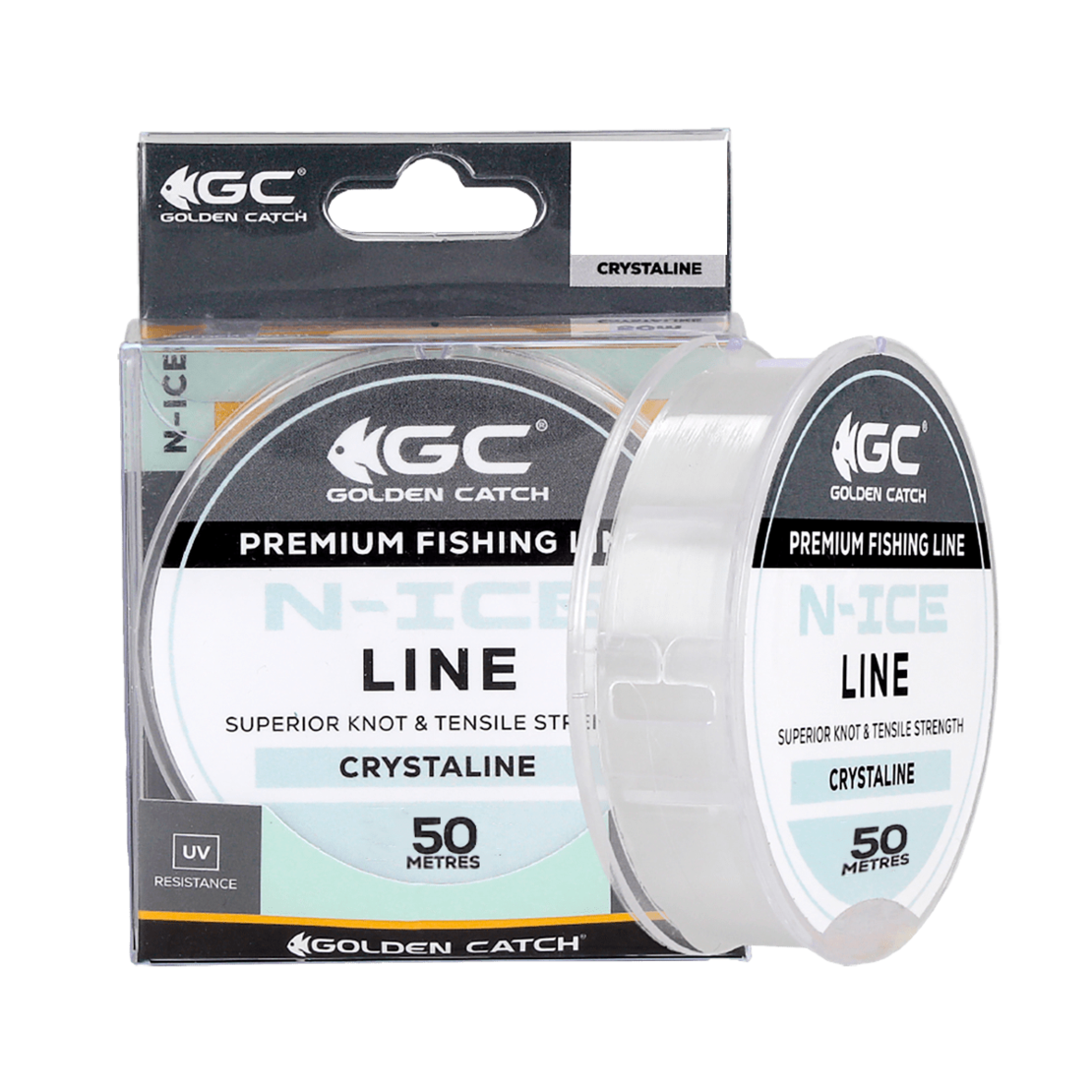 Golden Catch Nylon Line N-Ice 50m Crystaline 0.181mm