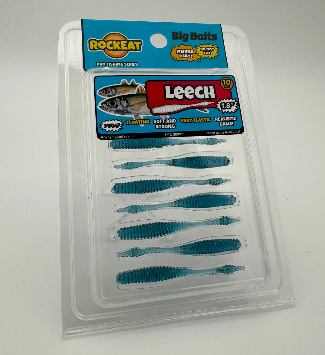 Силиконова примамка Rockeat Leech 1.8''