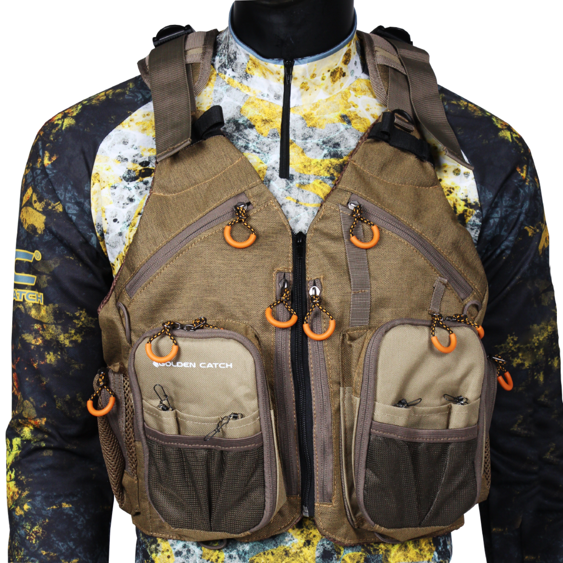 Елек Golden Catch Spinning Vest beige