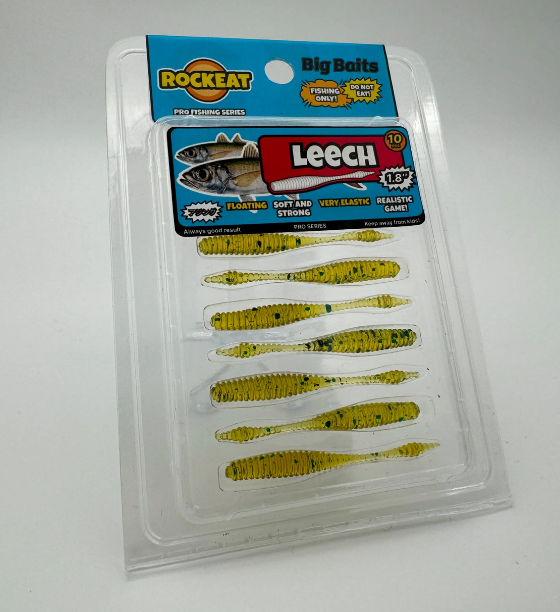 Силиконова примамка Rockeat Leech 1.8''