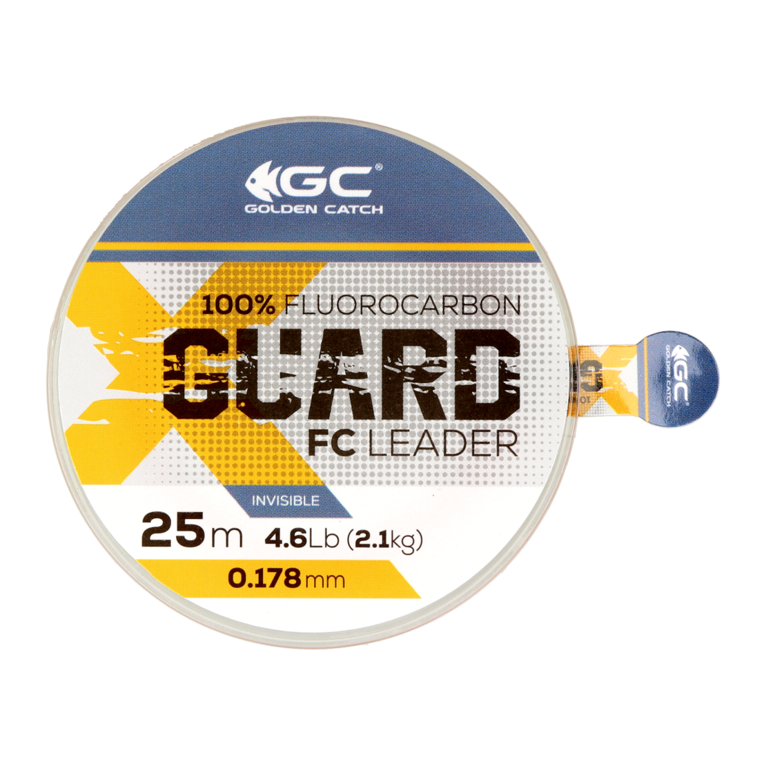 Golden Catch X-Guard Fluorocarbon Leader 25m 0.178mm