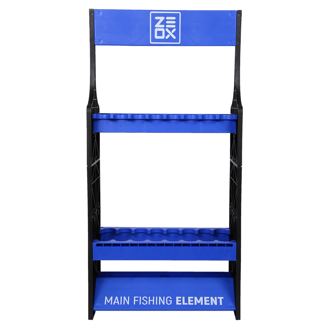 Zeox Rod Stand For 16 Rods Blue
