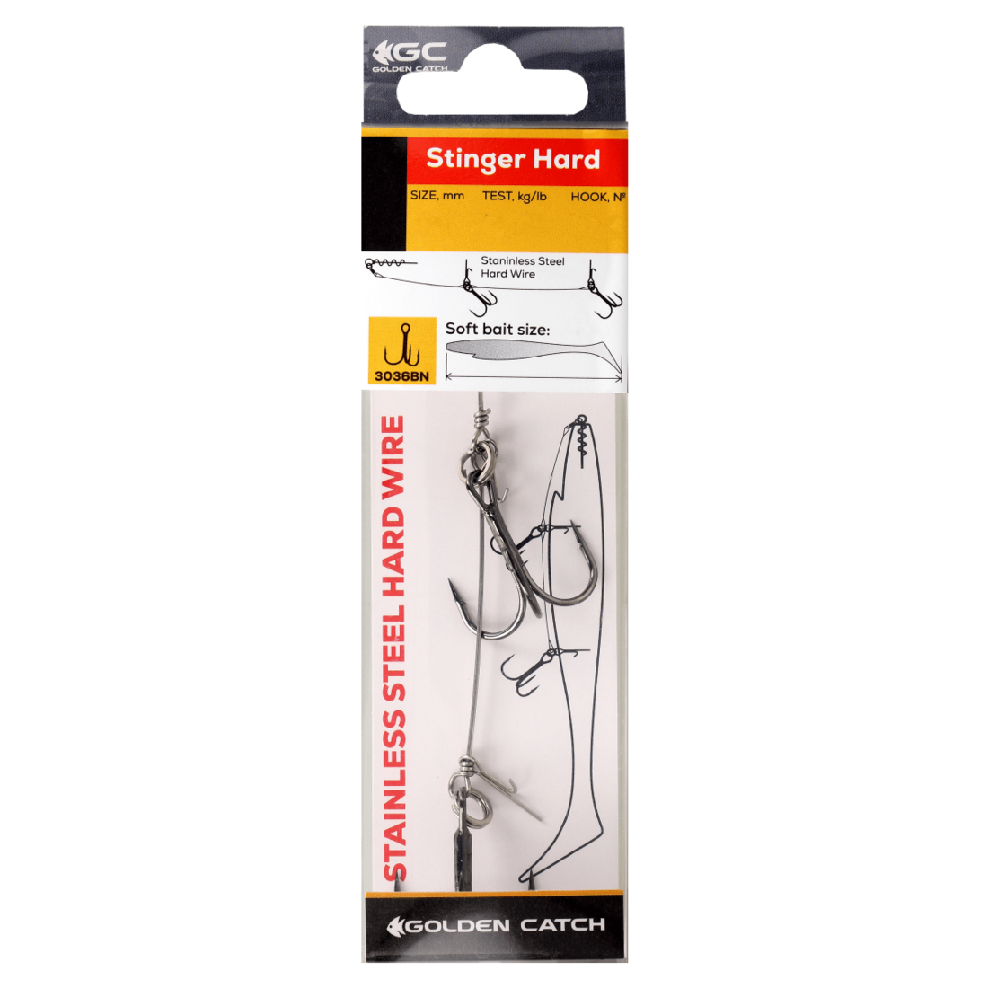 Golden Catch Stinger Hard SH-115SS (for soft bait 19-21cm)NEW 2024