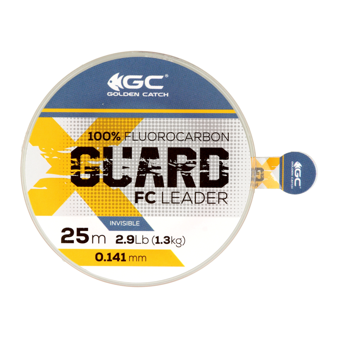 Golden Catch X-Guard Fluorocarbon Leader 25m 0.141mm