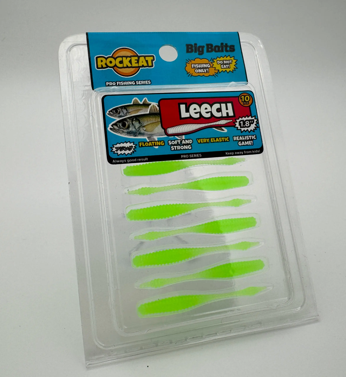 Силиконова примамка Rockeat Leech 1.8''
