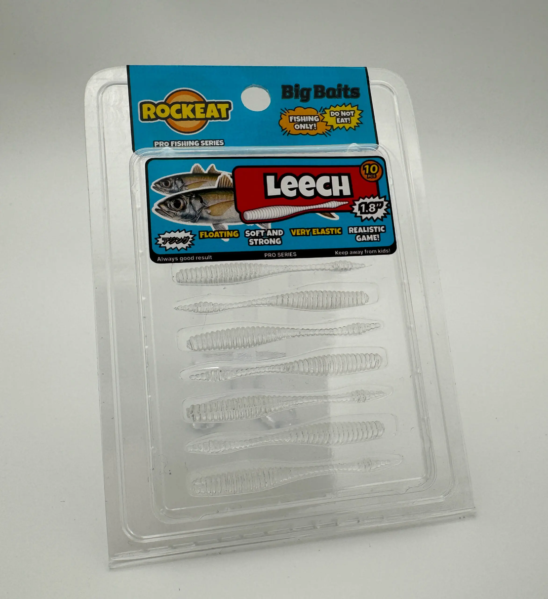 Силиконова примамка Rockeat Leech 1.8''