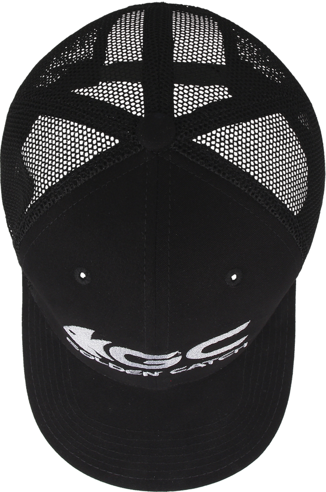 Golden Catch Cap Trucker With Mesh Black