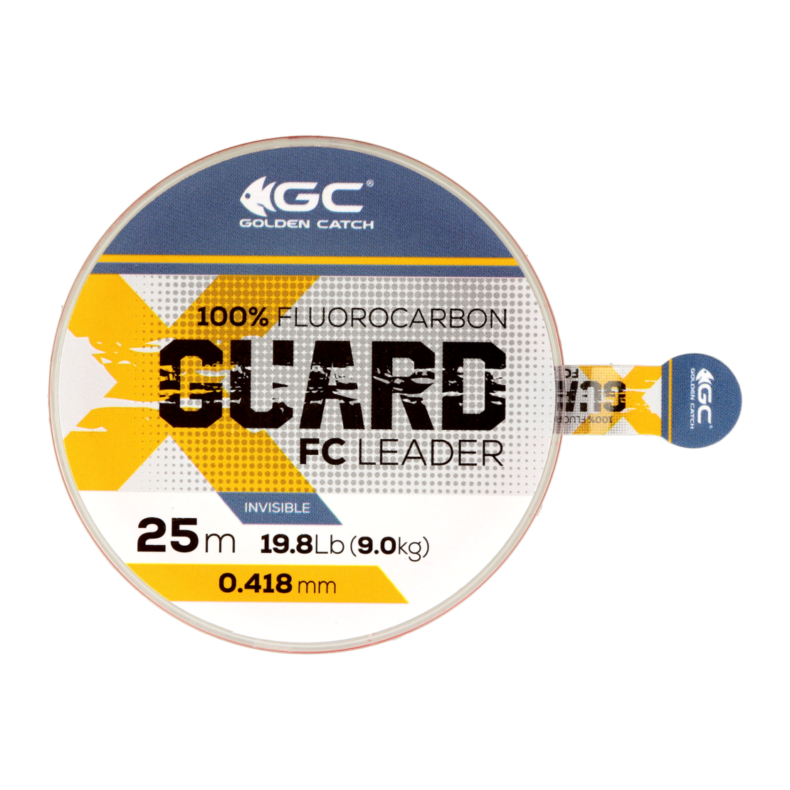 Golden Catch X-Guard Fluorocarbon Leader 25m 0.418mm
