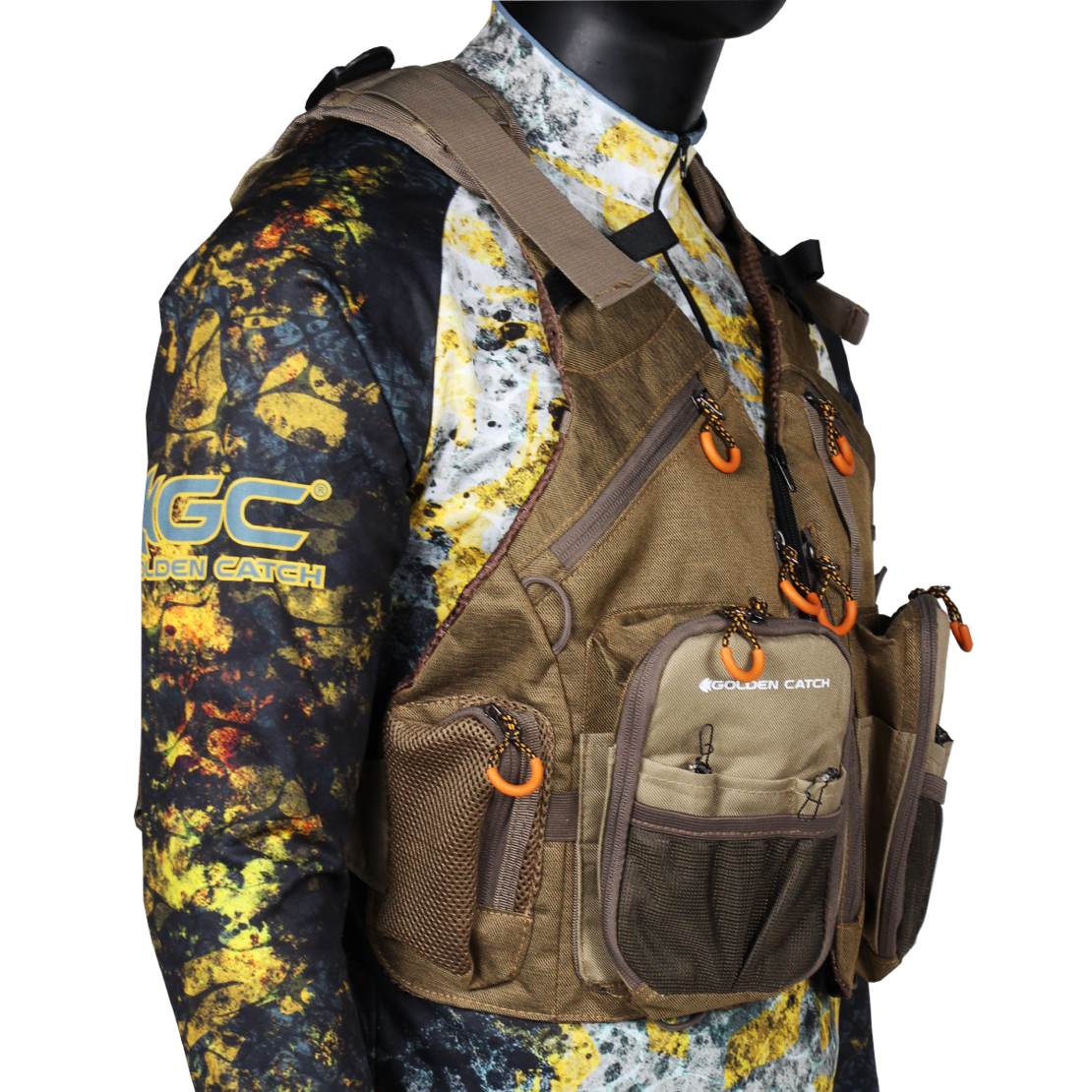 Елек Golden Catch Spinning Vest beige