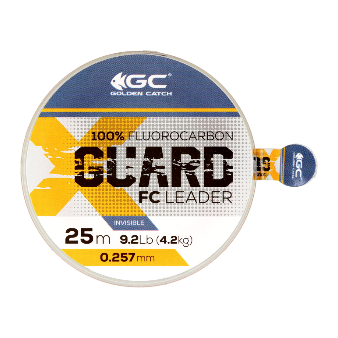 Golden Catch X-Guard Fluorocarbon Leader 25m 0.257mm