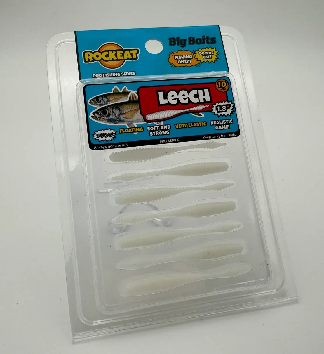 Силиконова примамка Rockeat Leech 1.8''
