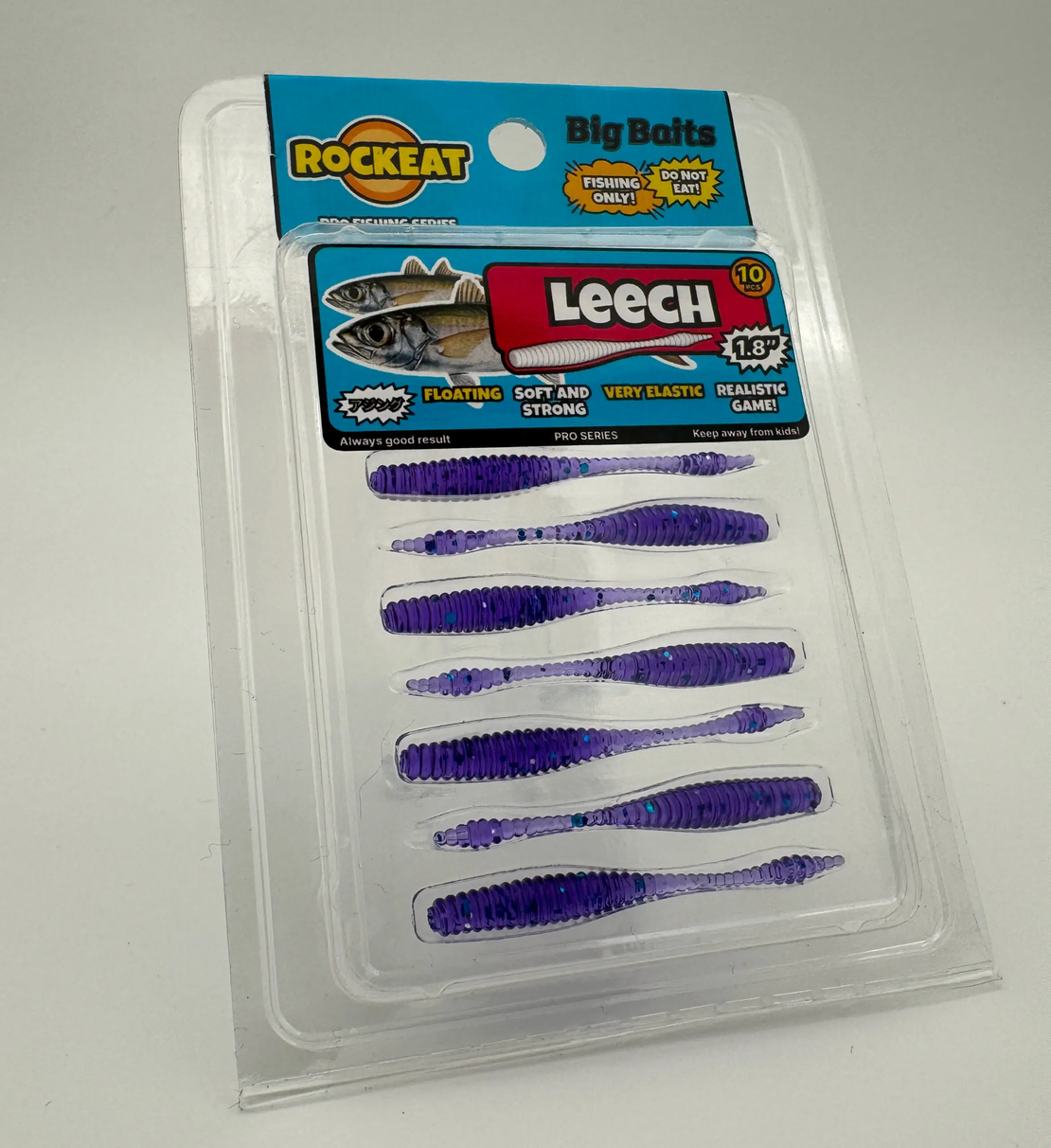 Силиконова примамка Rockeat Leech 1.8''