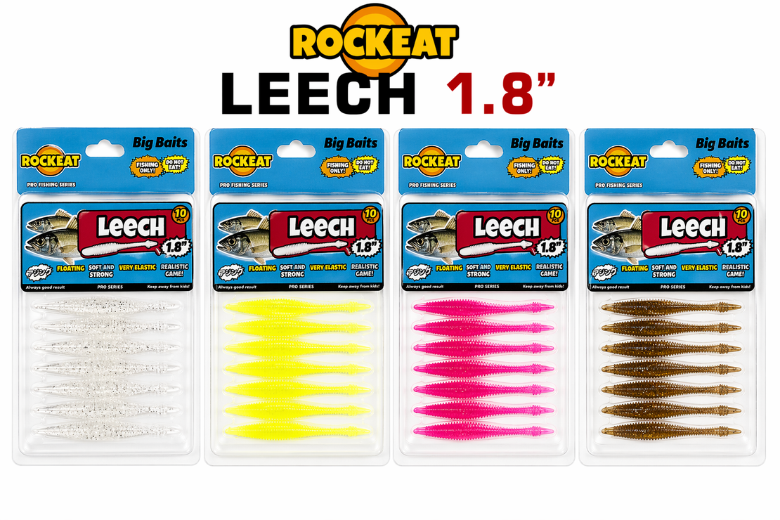 Силиконова примамка Rockeat Leech 1.8''