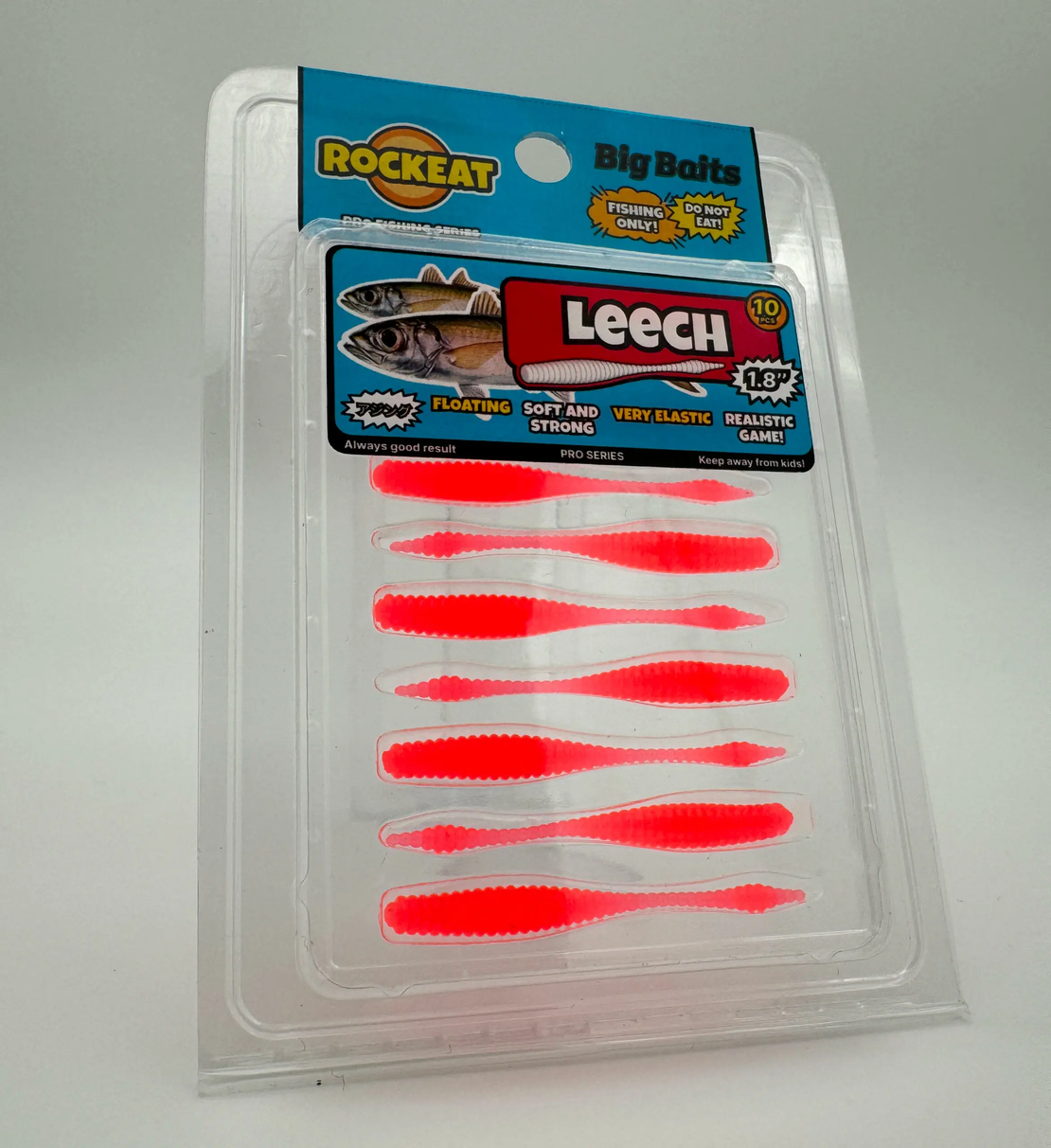 Силиконова примамка Rockeat Leech 1.8''
