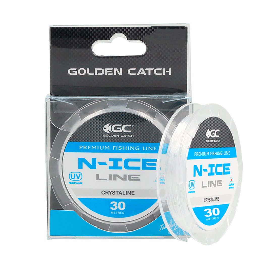 Golden Catch Nylon Line N-Ice 30m Crystaline 0.074mm