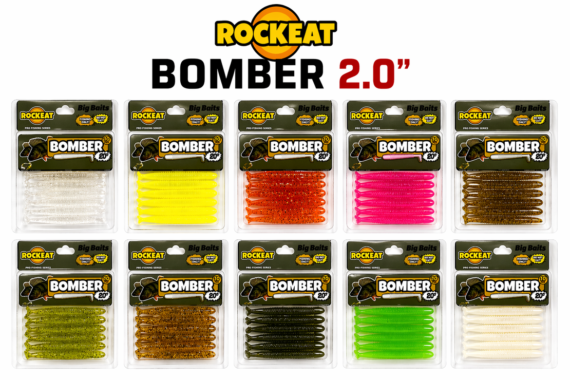 Силиконова примамка Rockeat Bomber 2.0''
