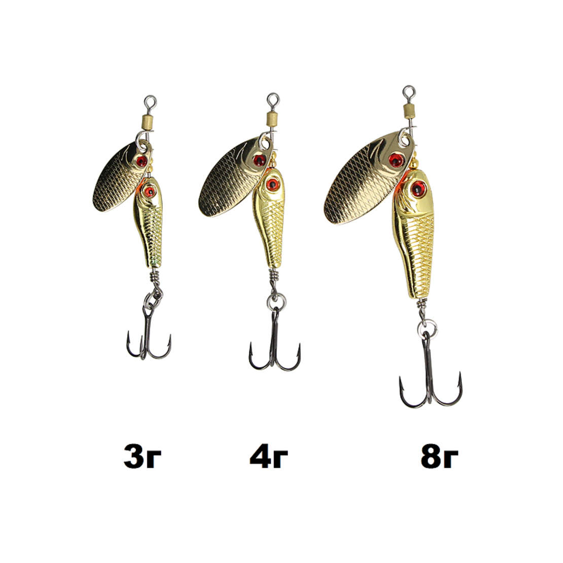 Golden Catch Spinner Trox 4g 03S
