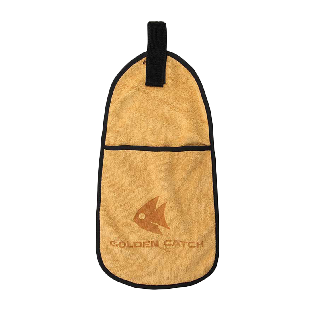 Golden Catch Fishing Towel With Pocket Beige