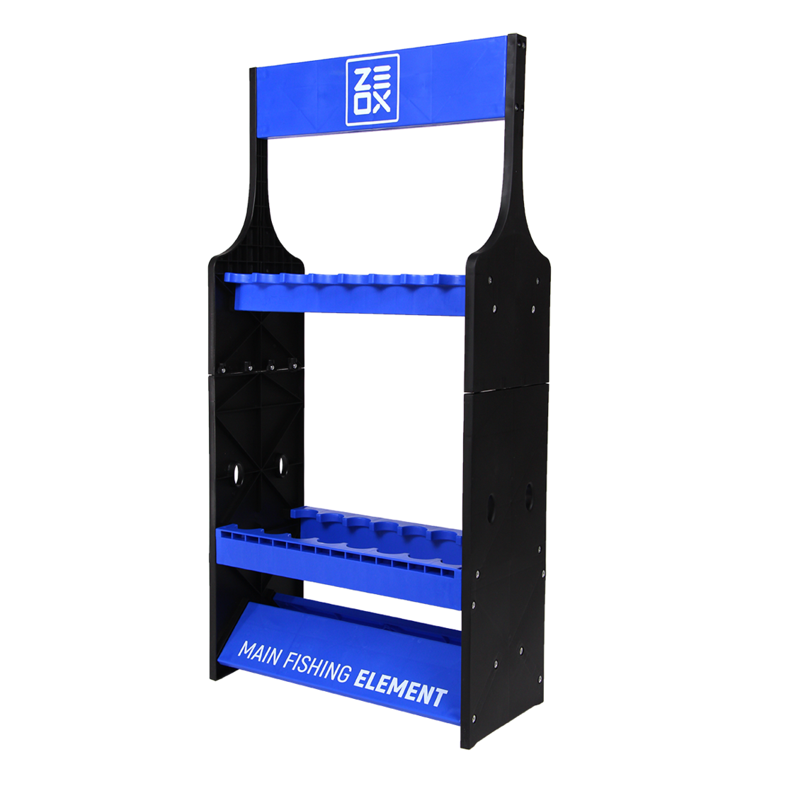 Zeox Rod Stand For 16 Rods Blue