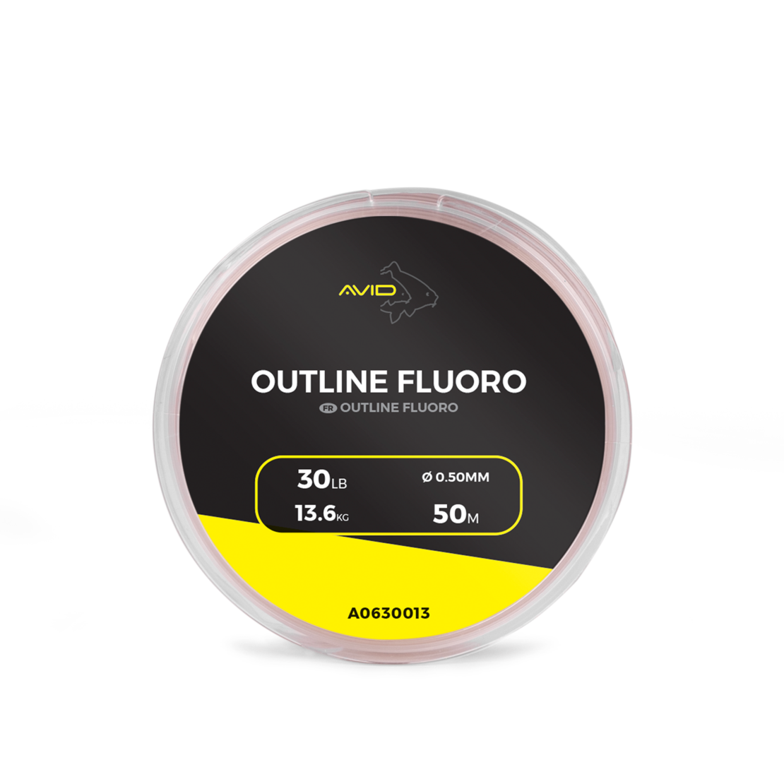 OUTLINE FLUORO 50m- 40lb/18.18kg- .55mm