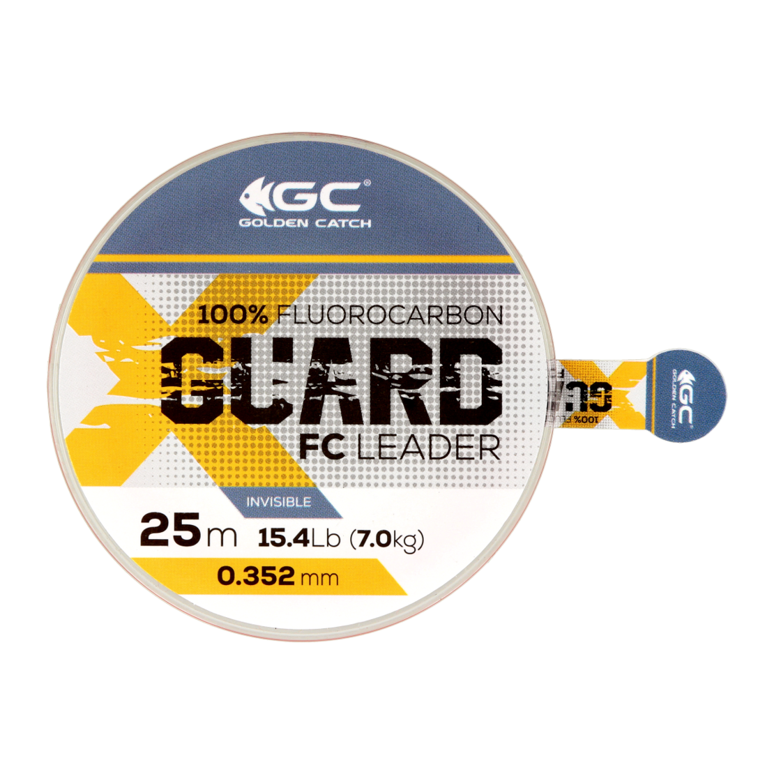 Golden Catch X-Guard Fluorocarbon Leader 25m 0.352mm