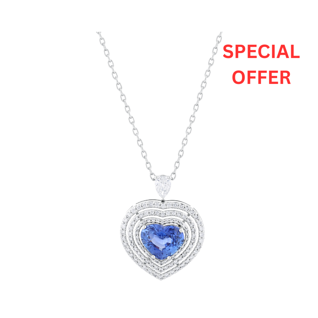 4.78 к Колие със сапфир и диаманти