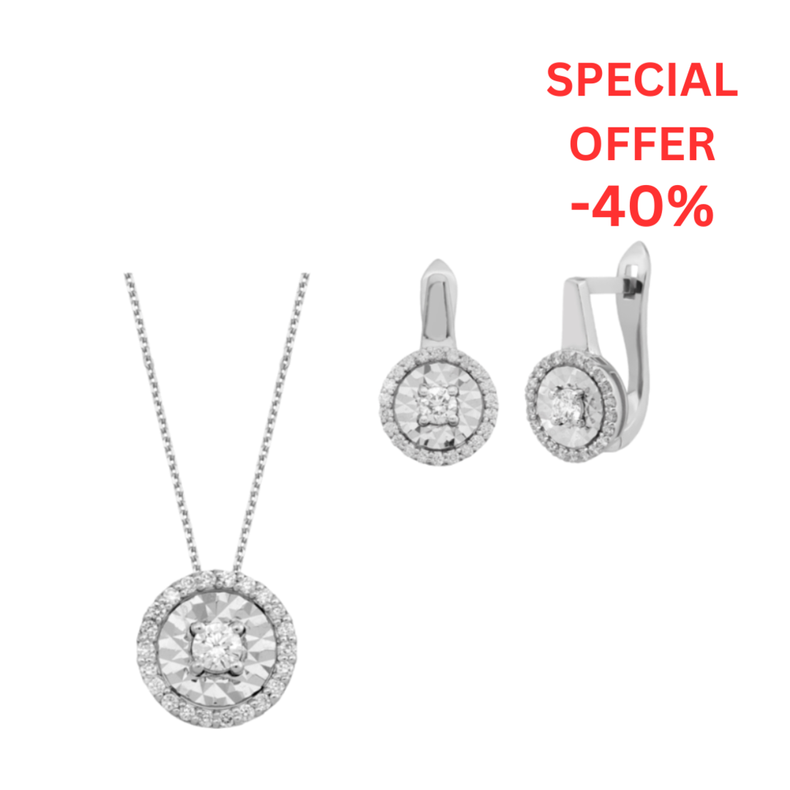 0.48 ct Set with diamonds
