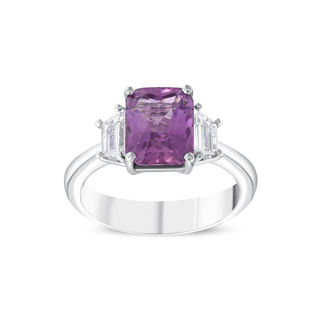 4.13 к Пръстен със сапфир и диаманти