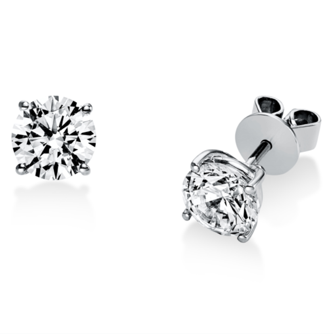 2.00 ct Investment diamond earrings